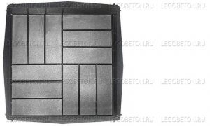 2.053. Форма "Квадрат «12 кирпичей» (50х50х5) " [72/13]